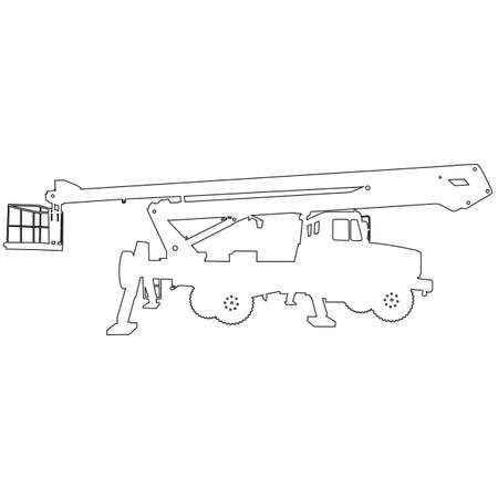 Electrician, making repairs at a power pole. Vector illustration.のイラスト素材