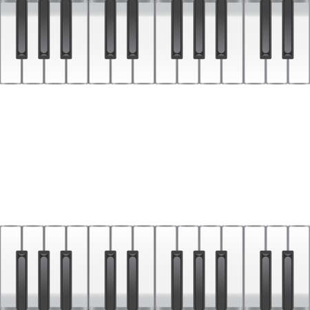 music background with piano keysのイラスト素材