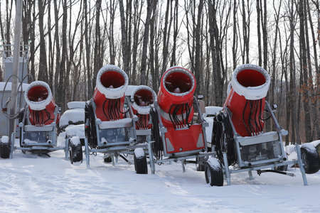 Snowmaking is the production of snow on ski slopes.