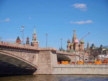 Saint Basil's Cathedral, Moscow, Russia.の写真素材