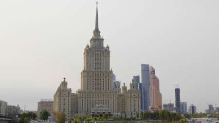 Stalin era tower building of Ukraine.のeditorial素材