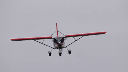 Small airplane for chemical field processing work.