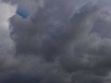 Beautiful various forms clouds in the high sky.