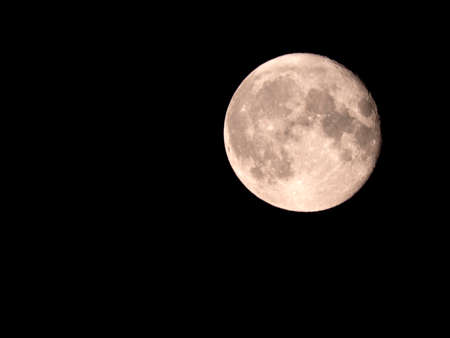 Moon Background being Earth's only permanent natural satellite.の写真素材