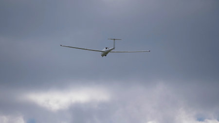 MOSCOW REGION, CHERNOE AIRFIELD 22 May 2021: moto glider AC4-115 Jet the Sky aviation festival, theory and practice.のeditorial素材