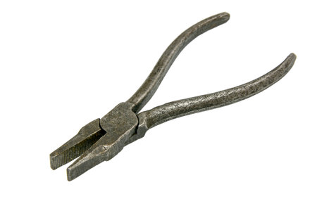 Wire cutter or flush nippers isolated on a white background.の写真素材