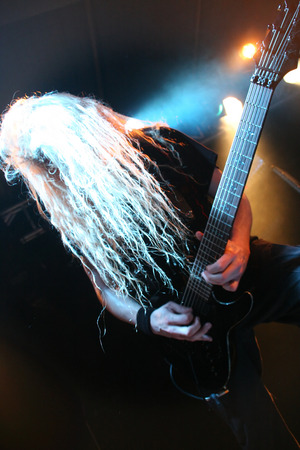 Guitarist on stage