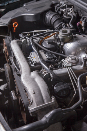 Close-up Of Car Engineの写真素材