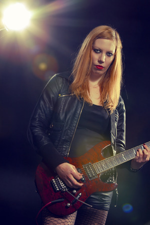 Rock guitaristの写真素材