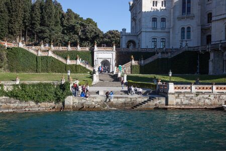 Miramare castle in Triesteのeditorial素材