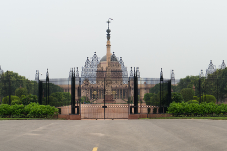 New Delhi, India - 07 12 2017: Beautiful view of Rashtrapati Bhavan President's Estate in New Delhi, India.のeditorial素材