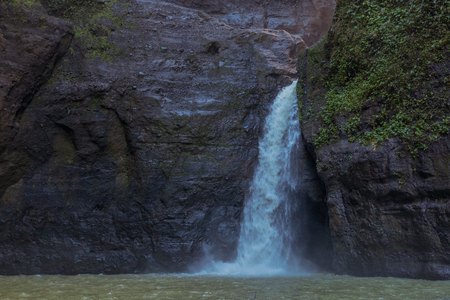 Beautiful Pagsanjan Waterfall In Laguna, Philippines At Summerの写真素材