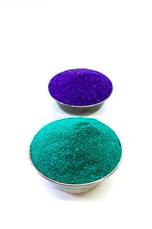 rangoli isolated on white backgroundの写真素材