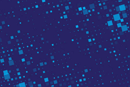 random blue square pattern on blue background vector illustrationのイラスト素材