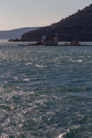 Man-made island near Perast