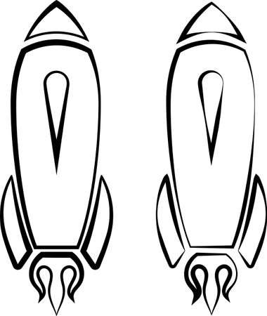 Rocket Icon, Start Up Design Vector Art Illustrationのイラスト素材