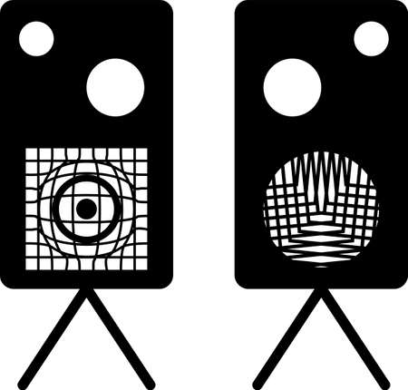 Speaker Icon Collection Design Vector Art Illustrationのイラスト素材