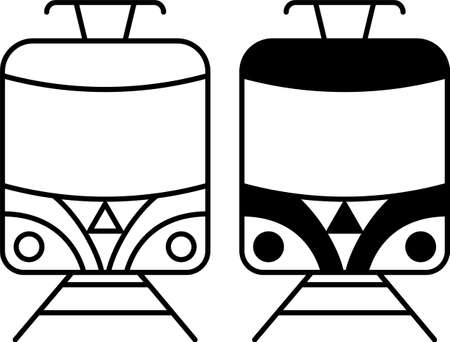 Train vector illustration setのイラスト素材