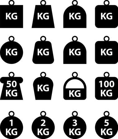 Kilogram Weight Symbol Vector Art Illustrationのイラスト素材