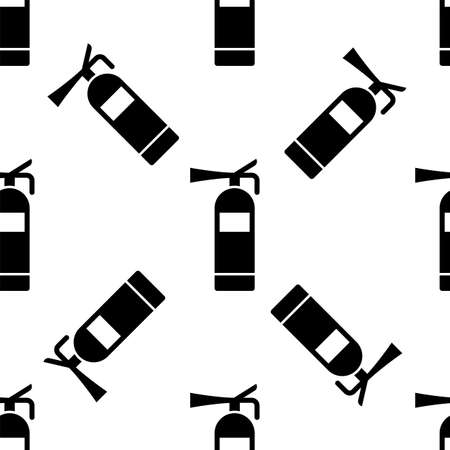 Fire Extinguisher Icon Seamless Pattern Vector Art Illustrationのイラスト素材