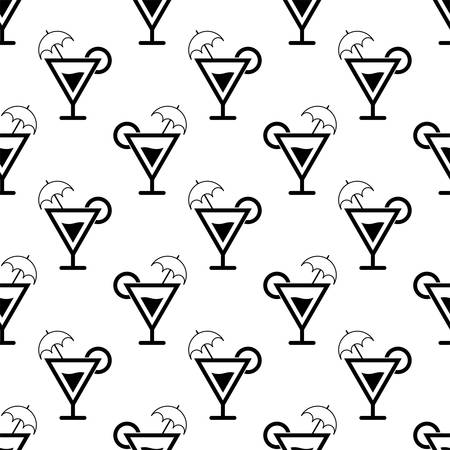 Cocktail Vector Art Illustrationのイラスト素材