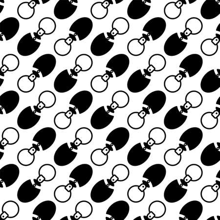 Key Chain Seamless Pattern, Key Ring Vector Art Illustrationのイラスト素材