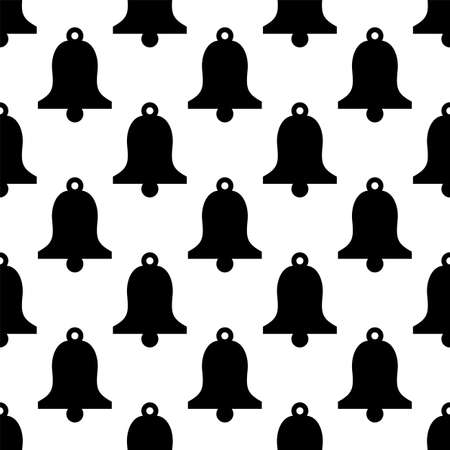 Bell Icon Seamless Patternのイラスト素材