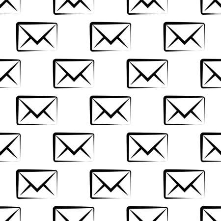 Envelope Icon Seamless Patternのイラスト素材