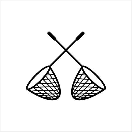 Fishing Net Icon Vector Art Illustrationのイラスト素材