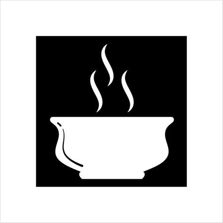 Hot Soup Icon Vector Art Illustrationのイラスト素材
