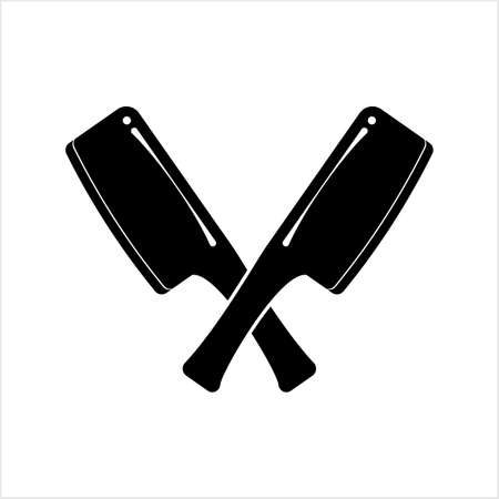 Meat Chopper Icon, Knife Vector Art Illustrationのイラスト素材