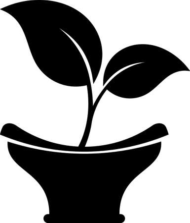 Plant Pot Icon Vector Art Illustrationのイラスト素材
