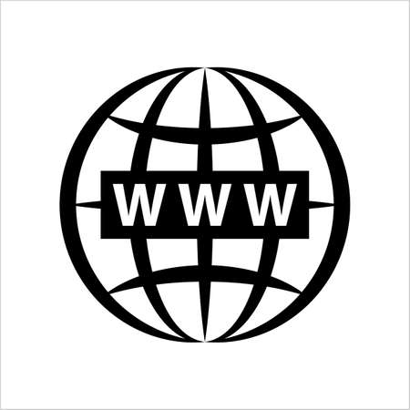 Web Icon, Www Icon Vector Art Illustrationのイラスト素材