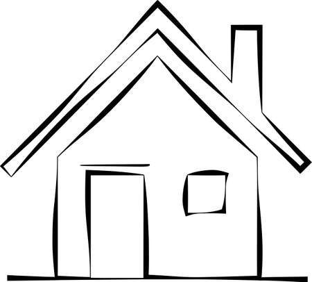 Home Icon, Home Vector Art Illustrationのイラスト素材