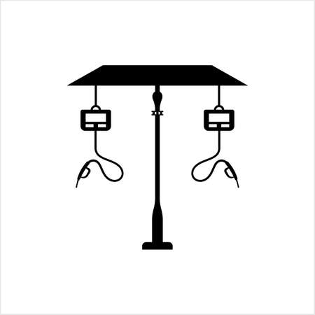 Petrol Station Icon Vector Art Illustrationのイラスト素材