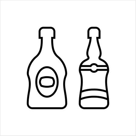 Bottle Vector Icon Vector Art Illustrationのイラスト素材