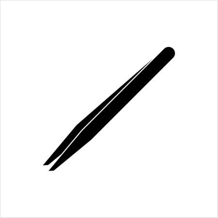 Tweezers Icon, Design Vector Art Illustrationのイラスト素材