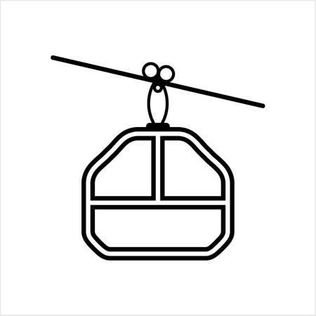 Cable Car Icon Vector Art Illustrationのイラスト素材