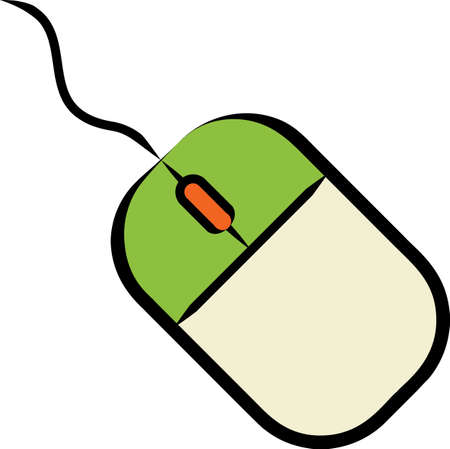 Computer Mouse Icon Vector Art Illustrationのイラスト素材
