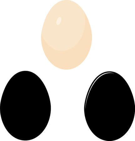 Egg Icon, Egg Vector Art Illustrationのイラスト素材