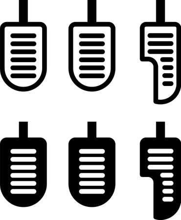 Car Pedal Icon Vector Art Illustrationのイラスト素材