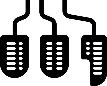 Car Pedal Icon Vector Art Illustrationのイラスト素材