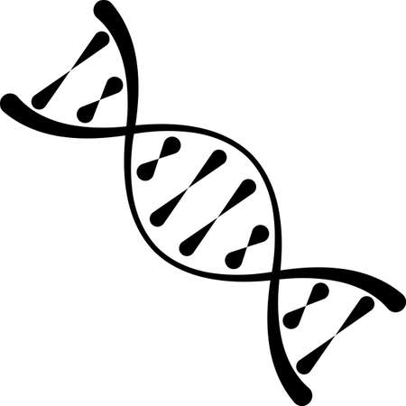 Human Dna Icon Vector Art Illustrationのイラスト素材