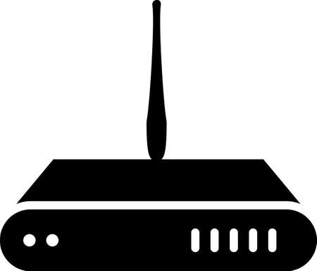 Modem Icon, Modem Vector Art Illustrationのイラスト素材