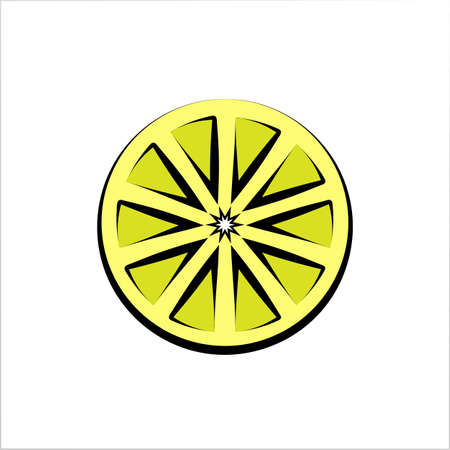 Lemon Icon, Lemon Vector Art Illustrationのイラスト素材