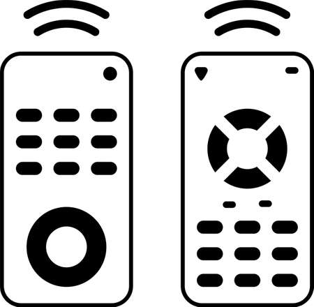 Remote Icon, Remote Vector Art Illustrationのイラスト素材