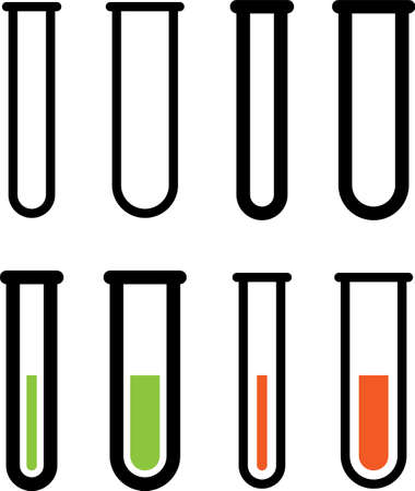 Test Tube Icon Vector Art Illustrationのイラスト素材