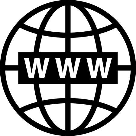 Web Icon, Www Icon Vector Art Illustrationのイラスト素材