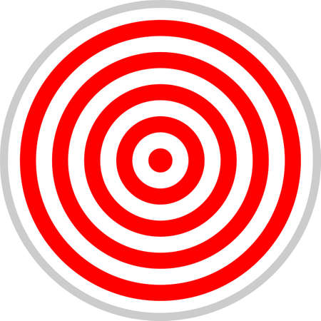 Target Icon, Target Board Vector Art Illustrationのイラスト素材