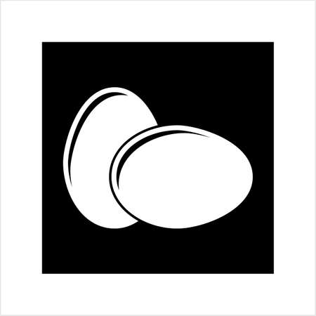Egg Icon, Egg Vector Art Illustrationのイラスト素材